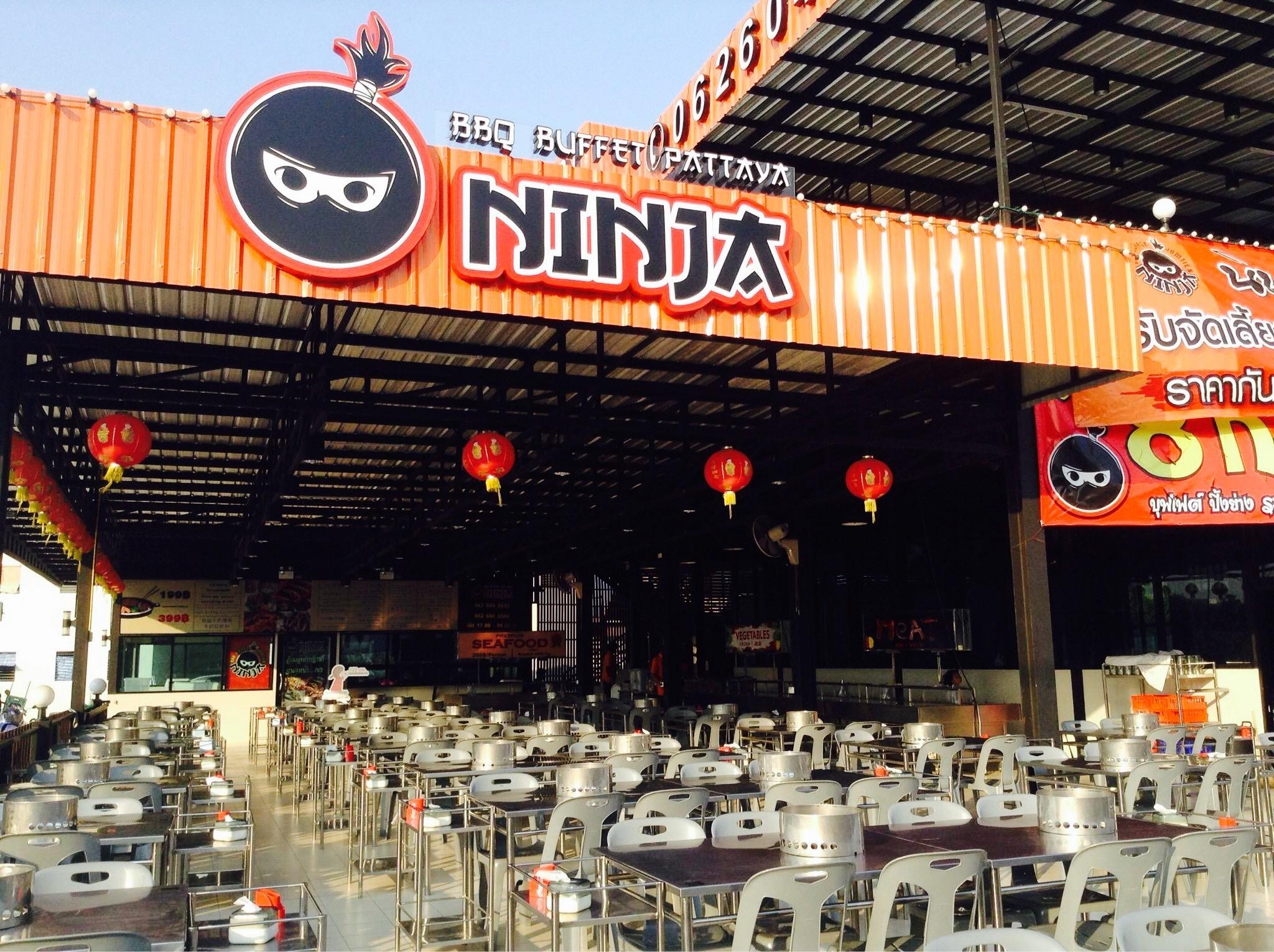 Буфет ниндзя (Ninja bbq buffet) на Джомтьене