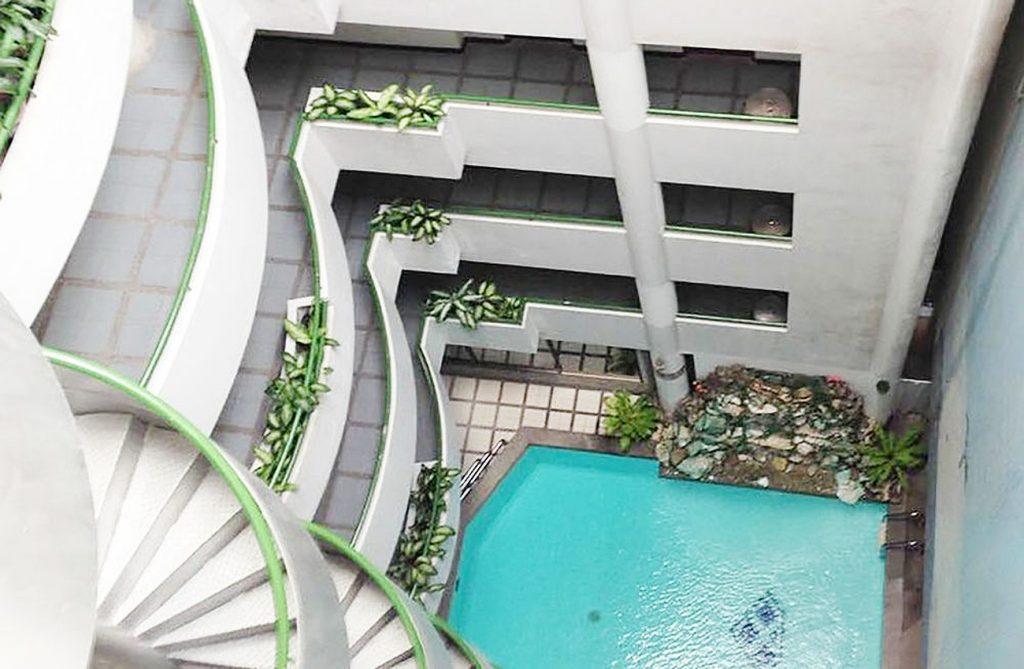 Отель Diamond Beach Hotel, вид с верхнего этажа