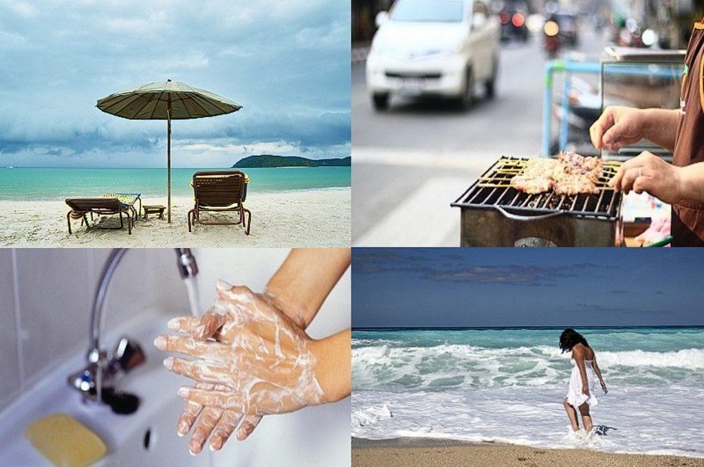 Гигиена рук залок крепкого здоровья в Таиланде